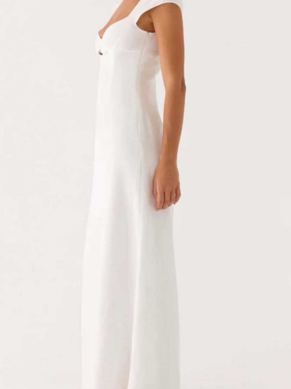 Never Really Over Maxi Dress White - Picture 2 of 4